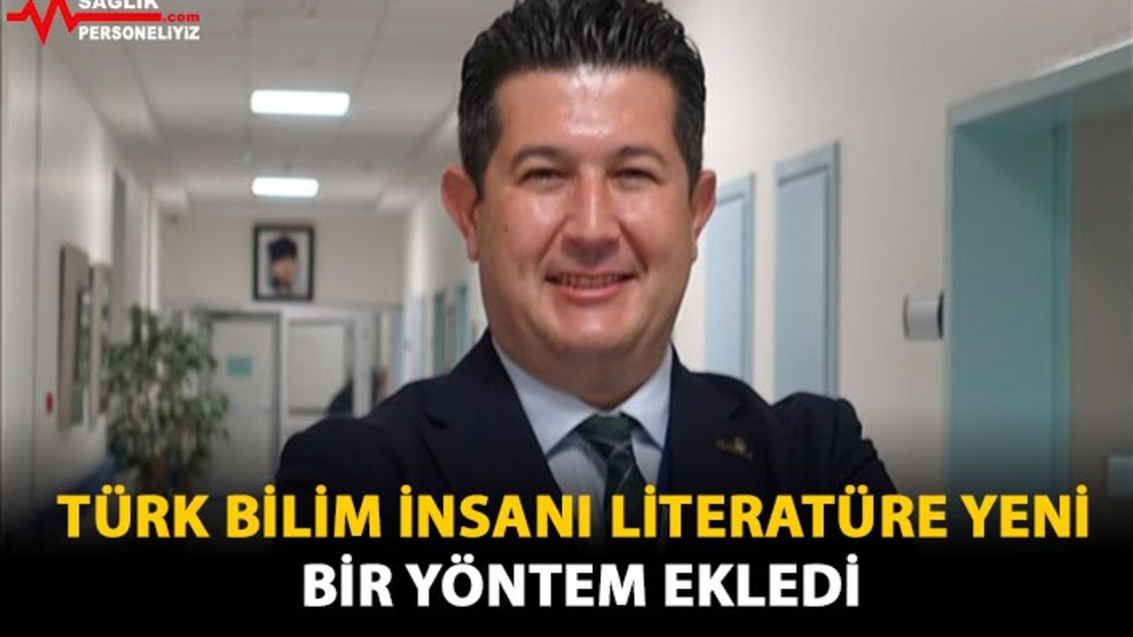 Türk Bilim İnsanı Literatüre Yeni Bir Yöntem Ekledi