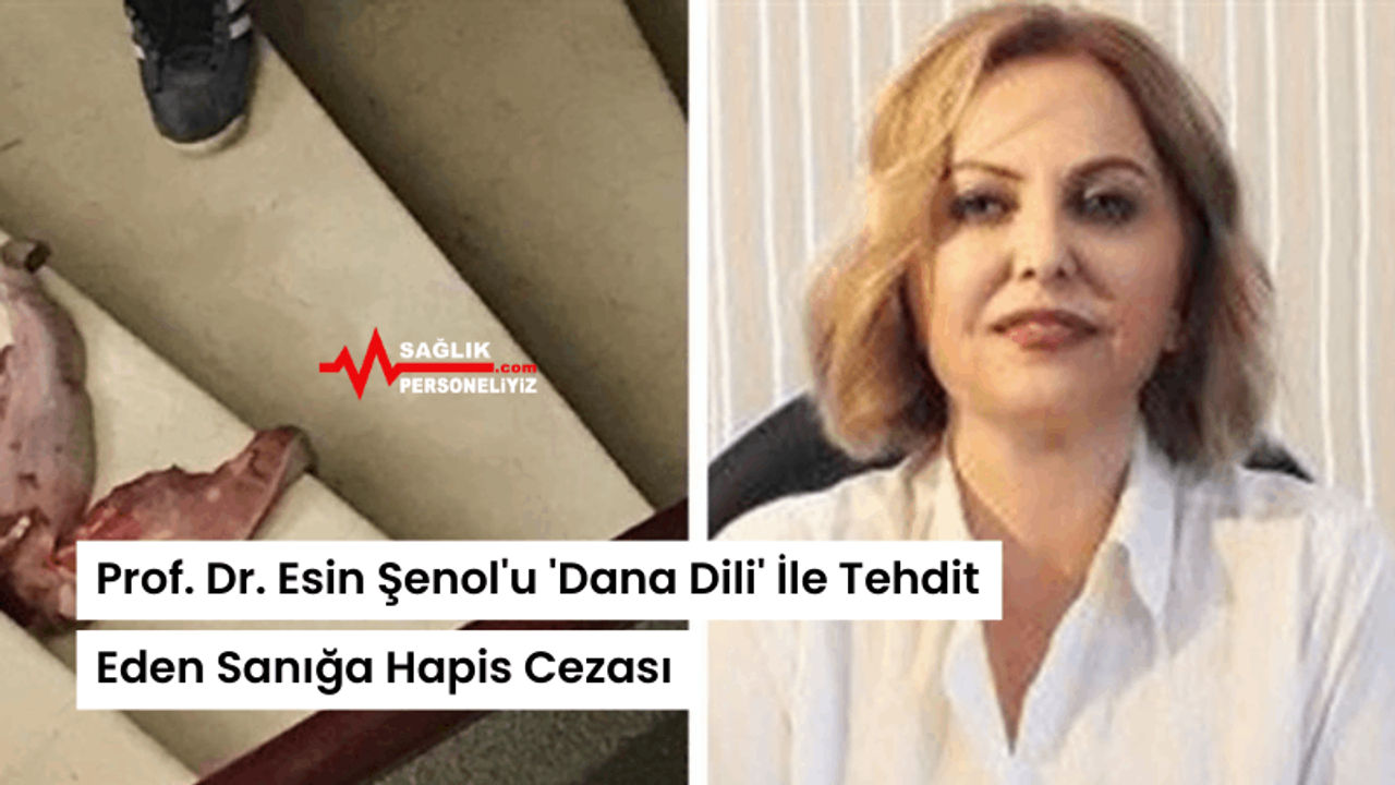 Prof. Dr. Esin Şenol'u 'Dana Dili' İle Tehdit Eden Sanığa Hapis Cezası
