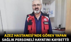 Azez Hastanesi'nde Görev Yapan Sağlık Personeli Hayatını Kaybetti