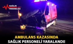 Ambulans Kazasında Sağlık Personeli Yaralandı!