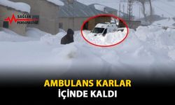 Ambulans Karlar İçinde Kaldı