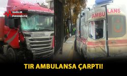 Tır Ambulansa Çarptı!