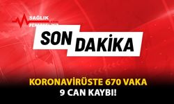 Koronavirüste 670 Vaka 9 Can Kaybı!