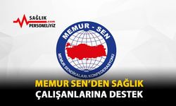 Memur Sen'den Sağlık Çalışanlarına Destek