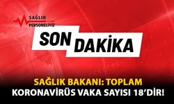 Sağlık Bakanı: Toplam Koronavirüs Vaka Sayısı 18'dir!