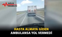 Hasta Almaya Giden Ambulansa Yol Vermedi