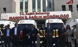 Mardin'e Yeni 3 Ambulans Ve 1 UMKE Aracı