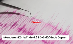 İskenderun Körfezi'nde 4,5 Büyüklüğünde Deprem