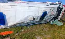 Ambulans Kazası: 4 Sağlık Personeli Yaralandı!