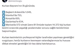 Bakan Memişoğlu: Kurban Bayramı'nda 14.372 Yaralanma