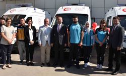 Aydın’da 3 Yeni Ambulans Sağlık Filosuna Katıldı