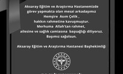 Hemşire Asım Çelik Hayatını Kaybetti!