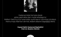 Hemşire Meltem Sabuncu Hayatını Kaybetti