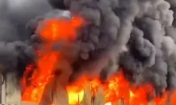 Bin Yataklı Şehir Hastanesi İnşaatında Yangın