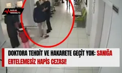 Doktora Tehdit ve Hakarete Geçit Yok: Sanığa Ertelemesiz Hapis Cezası!