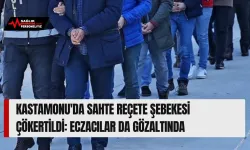 Kastamonu'da Sahte Reçete Şebekesi Çökertildi: Eczacılar da Gözaltında