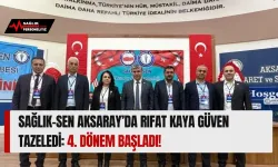 Sağlık-Sen Aksaray’da Rıfat Kaya Güven Tazeledi: 4. Dönem Başladı!