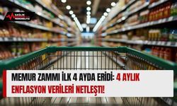 Memur Zammı İlk 4 Ayda Eridi: 4 Aylık Enflasyon Verileri Netleşti!