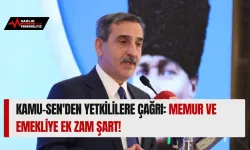 Kamu-Sen'den Yetkililere Çağrı: Memur ve Emekliye Ek Zam Şart!