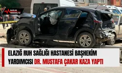 Elazığ Ruh Sağlığı Hastanesi Başhekim Yardımcısı Dr. Mustafa Çakar Kaza Yaptı