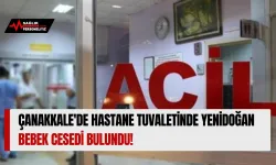 Çanakkale'de Hastane Tuvaletinde Yenidoğan Bebek Cesedi Bulundu!