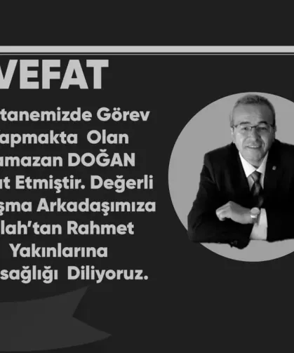 Konya Kadın Doğum Hastanesi Doktoru Ramazan Doğan Vefat Etti