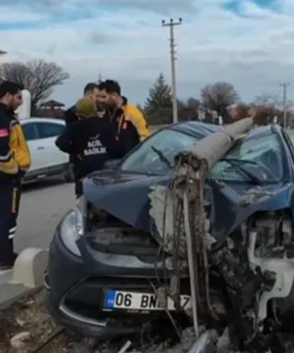 Karaman’da Nöbetten Çıkan Sağlıkçı Kaza Yaptı