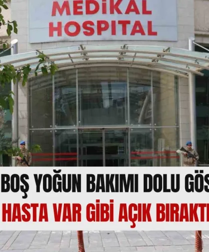 Elazığ’da Boş Yoğun Bakımı Dolu Gösterip Cihazları Açık Bıraktılar