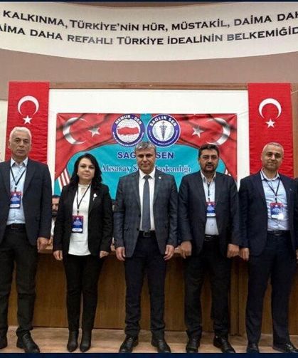 Sağlık-Sen Aksaray’da Rıfat Kaya Güven Tazeledi