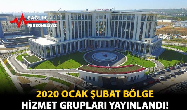 2020 Ocak Şubat Bölge Hizmet Grupları Yayınlandı!