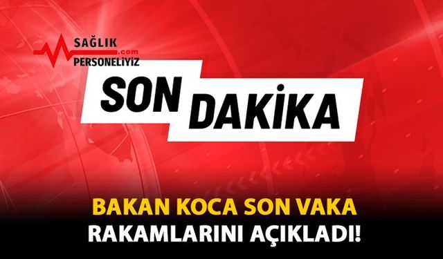 Bakan Koca Son Vaka Rakamlarını Açıkladı