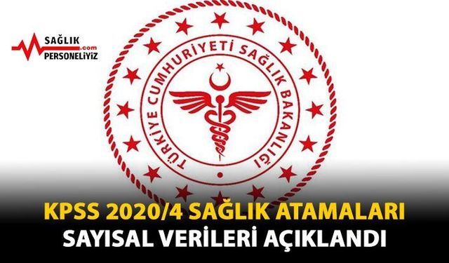 KPSS 2020/4 Sağlık Atamaları Sayısal Verileri Açıklandı