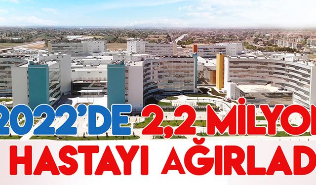 Konya Şehir Hastanesi 2022'de 2,2 Milyon Hastaya Sağlık Hizmeti Sundu
