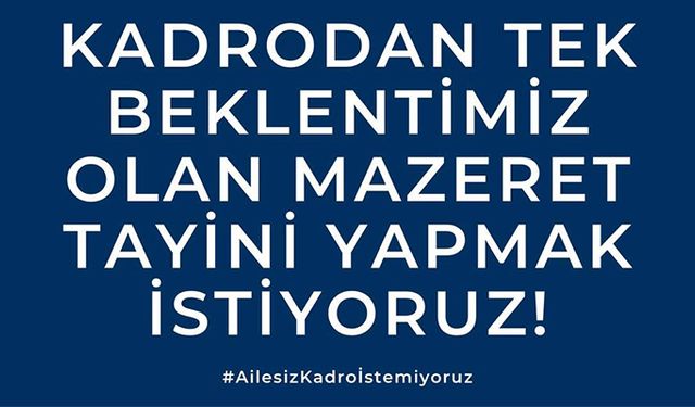 Sözleşmeli Personeller Twitter Gündeminde! Ailesiz Kadro İstemiyoruz