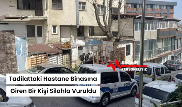 Tadilattaki Hastane Binasına Giren Bir Kişi Silahla Vuruldu