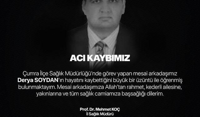 Sağlık Personeli Derya Soydan Hayatını Kaybetti!
