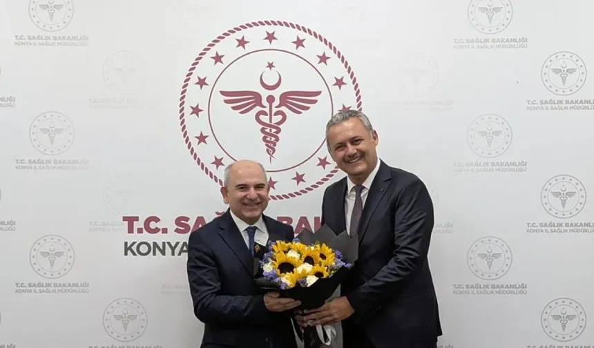 Konya İl Sağlık Müdürlüğü’nde Devir Teslim Töreni