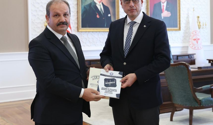 Sağlık-Sen'den Memişoğlu'na Ziyaret: Personel Alımı ve Toplu Sözleşme Masadaydı!