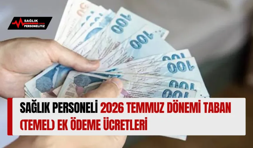 Sağlık Personeli 2026 Temmuz Dönemi Taban (Temel) Ek Ödeme Ücretleri