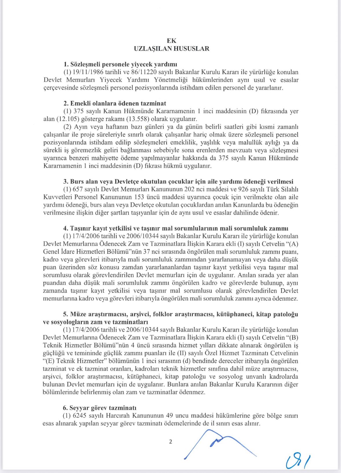 Memur Sen Mali Ve Sosyal Haklara Iliskin Uzlasilan Maddeleri Acikladi 3