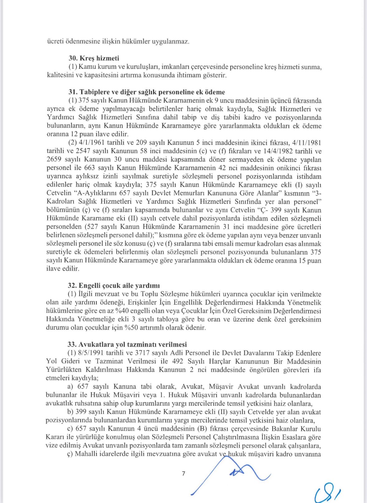 Memur Sen Mali Ve Sosyal Haklara Iliskin Uzlasilan Maddeleri Acikladi 8
