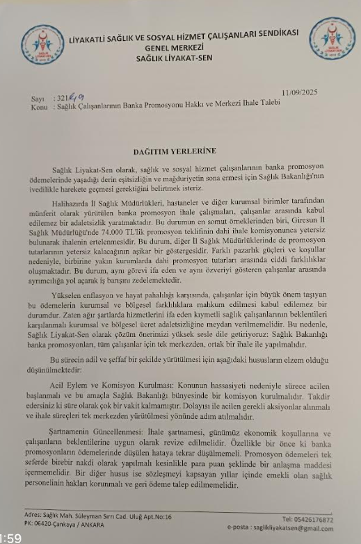 Saglik Liyakat Sen Banka Promosyonu Icin Harekete Gecti 1