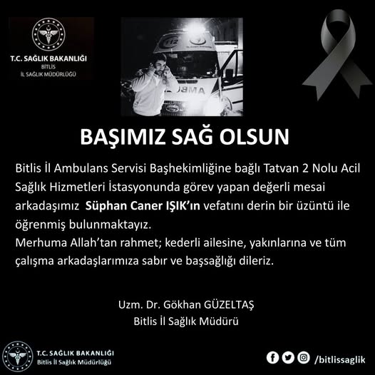 Saglik Personeli Caner Isik Hayatini Kaybetti
