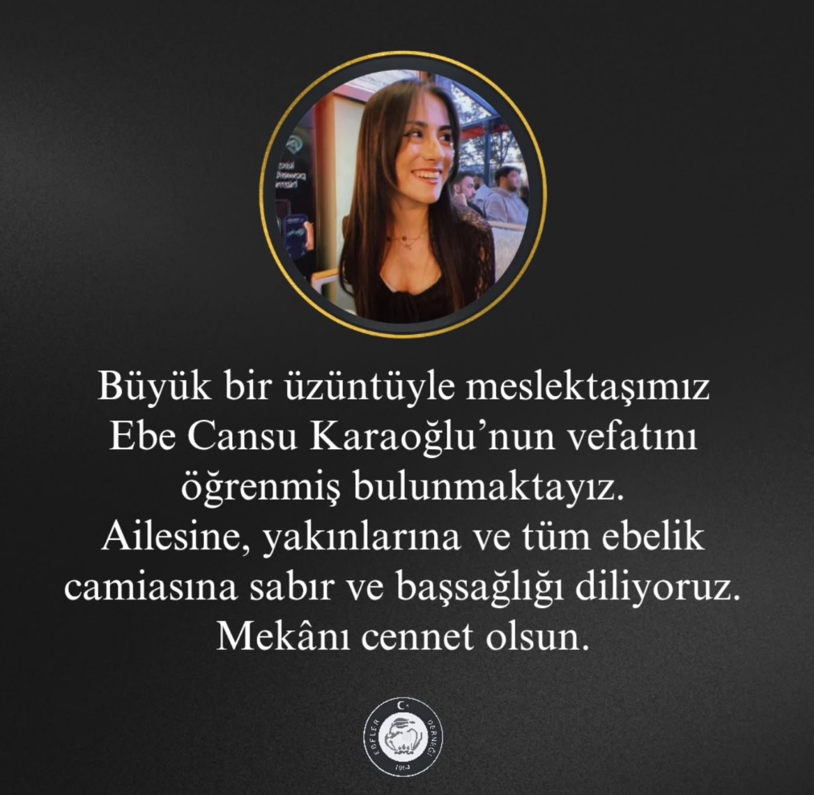 Ebe Cansu Karaoglu Hayatini Kaybetti