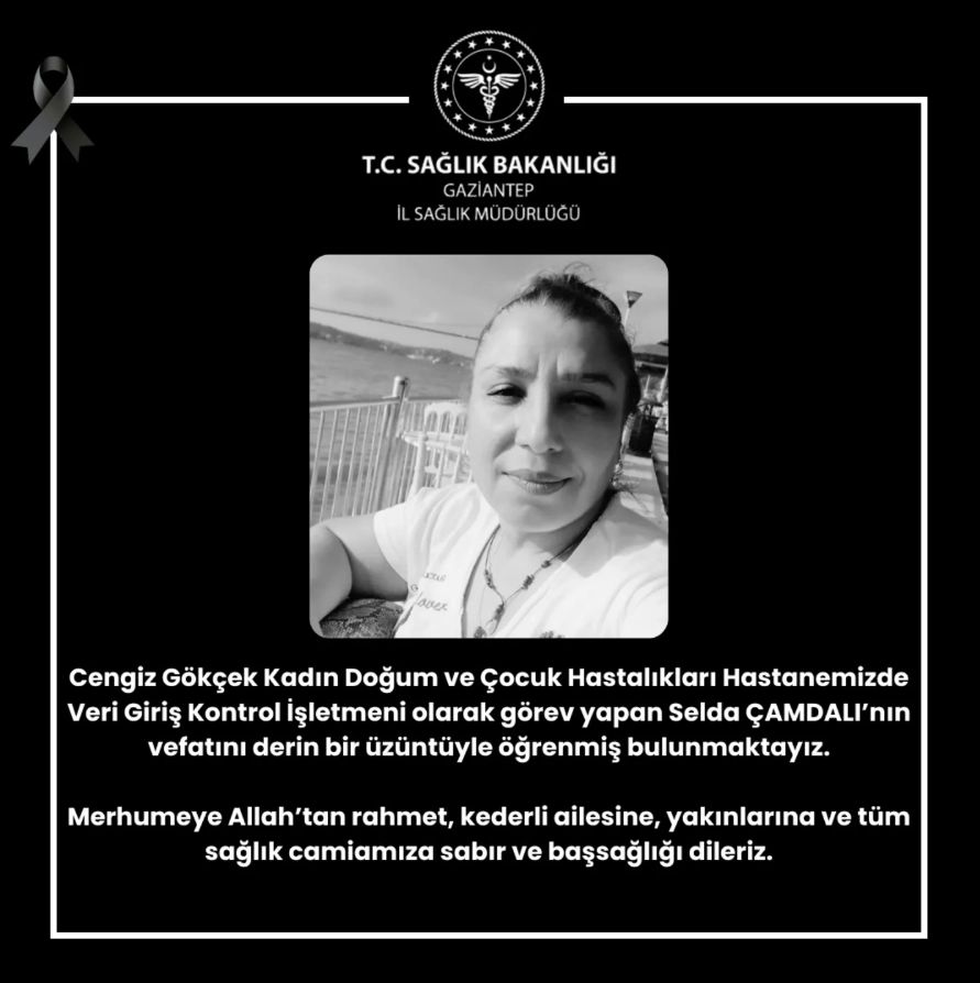 Gaziantepte Saglik Personeli Selda Camdali Vefat Etti 1
