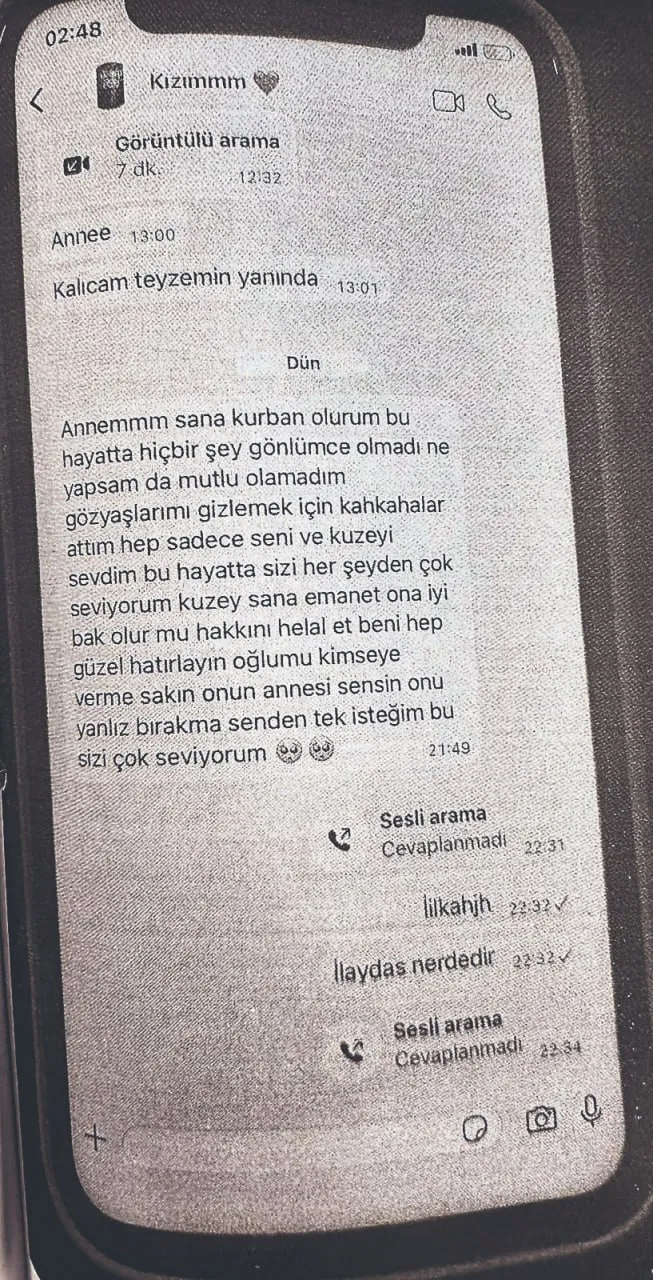 Hemsire Ilayda Atesin Olumunde Son Mesaj Ortaya Cikti 1